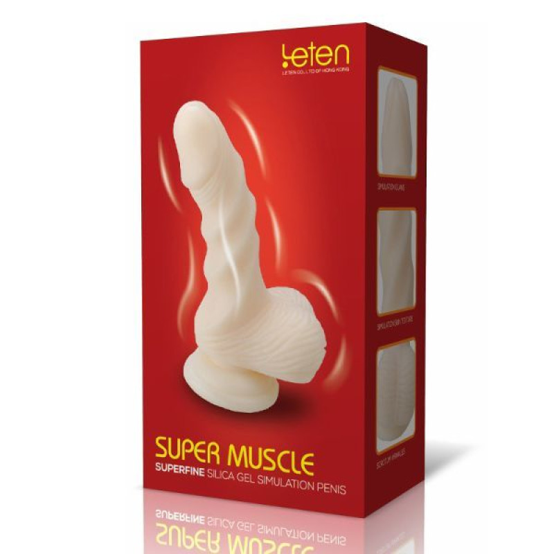 Фалоімітатор Leten Super Muscle Small (12,5 см)