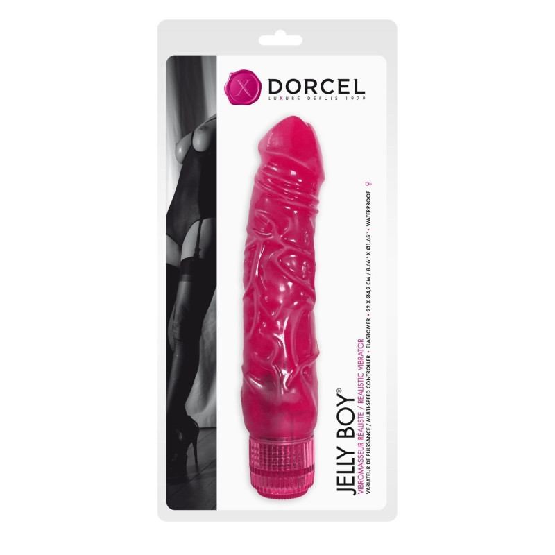 Фалоімітатор вібратор Dorcel Jelly Boy (дефект упаковка)