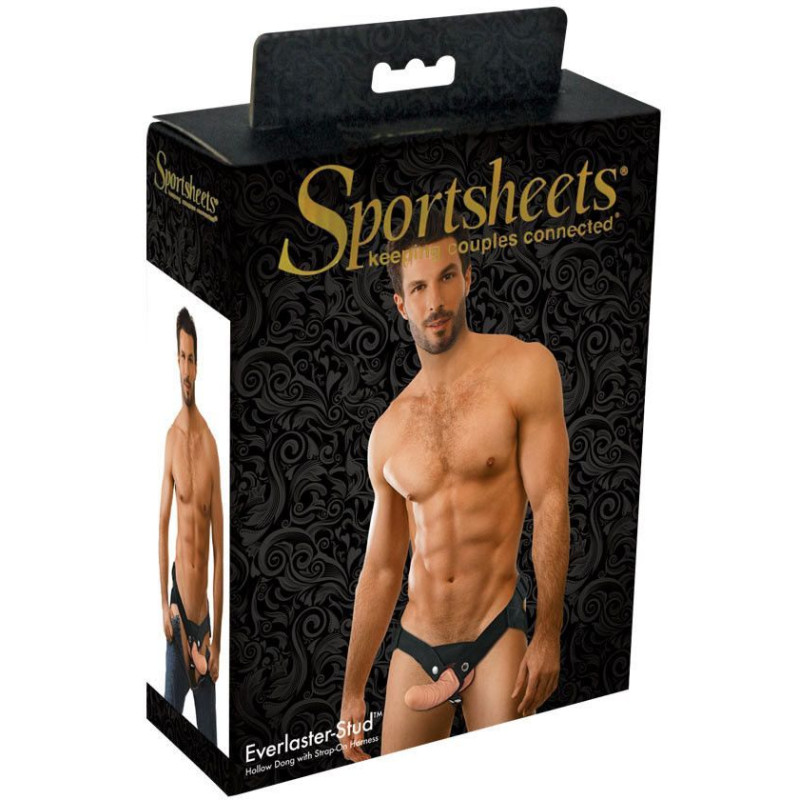 Страпон-фаллопротез Sportsheets - Everlaster-Stud (White)