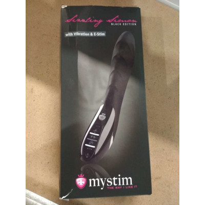 Вібратор з електростимуляцією Mystim Sizzling Simon eStim Black (пом'ята упаковка)