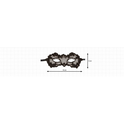 Маска на обличчя Adrien Lastic Lingerie Mask, гіпюрова