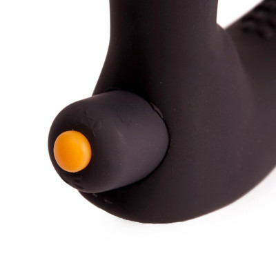Вібромасажер простати Pornhub Prostate VibroMassager з масажем промежини, макс діаметр 3,8см