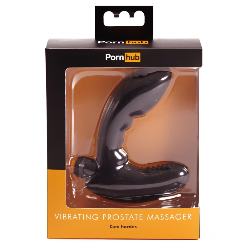 Вібромасажер простати Pornhub Prostate VibroMassager з масажем промежини, макс діаметр 3,8см