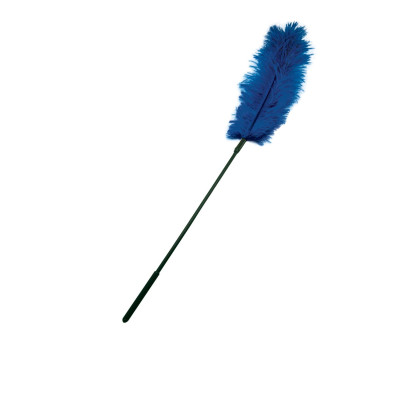 Перо страуса Sportsheets Ostrich Tickler Синє, для вишуканих ласк