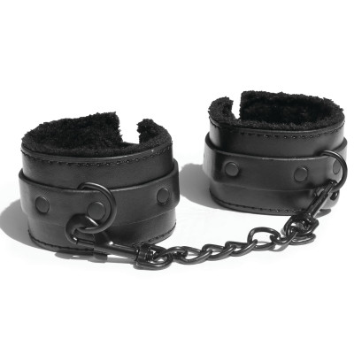 Наручники Sex and Mischief - Shadow Fur Handcuffs екошкіра з плюшем всередині