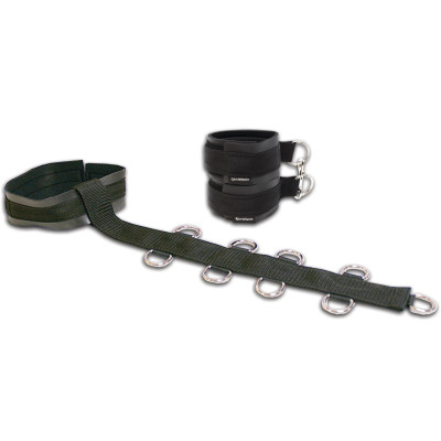 Нашийник з наручниками Sportsheets Neck and Wrist Restraint зі стрічкою для фіксації рук