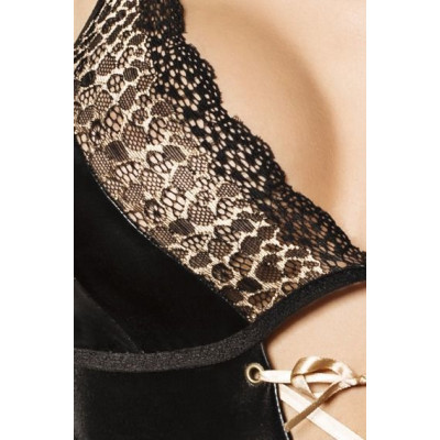 Еротичне боді монокіні AGAWA BODY black XXL/XXXL - Passion Exclusive