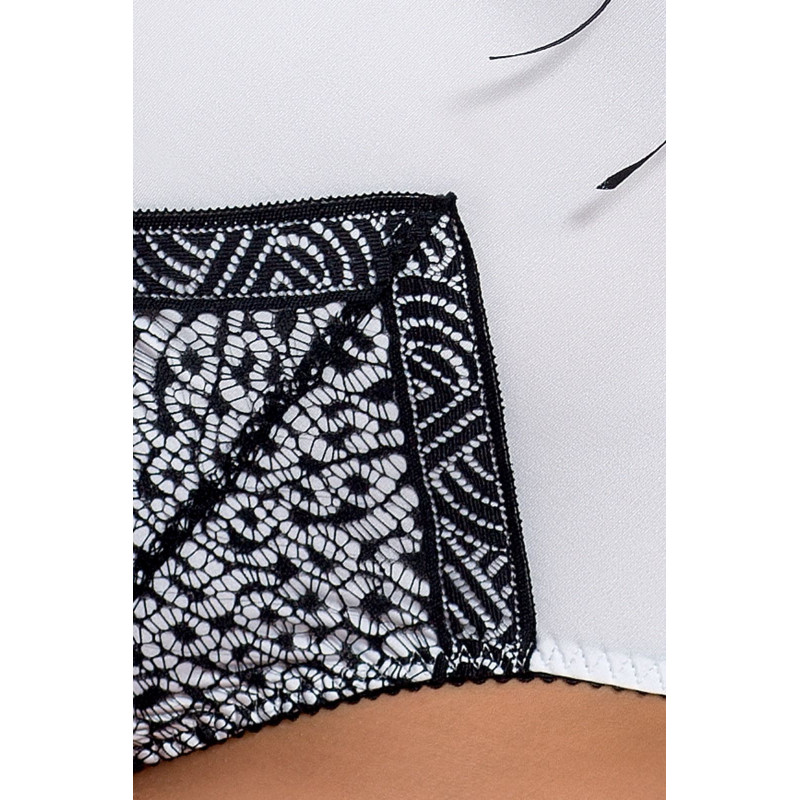 Еротичне боді монокіні SUELO BODY white S/M - Passion Exclusive