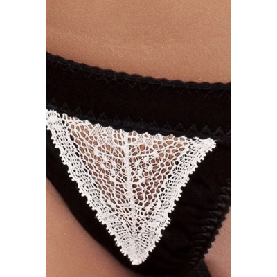 Трусики VENICE THONG black XXL/XXXL - Passion Exclusive