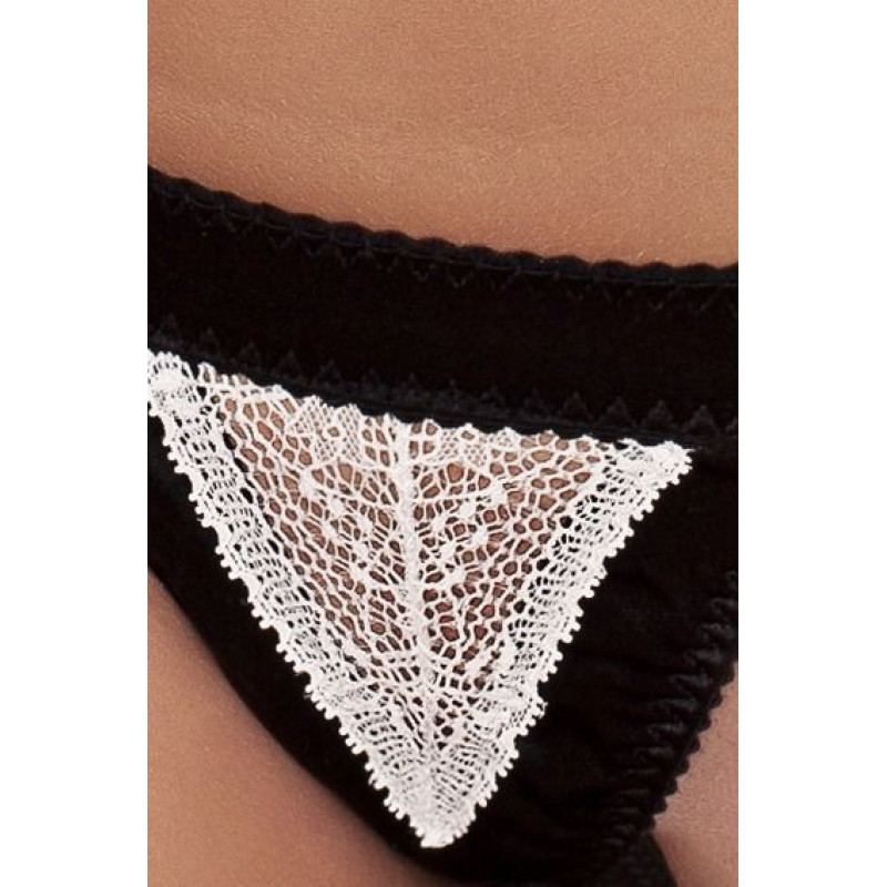 Трусики VENICE THONG black XXL/XXXL - Passion Exclusive