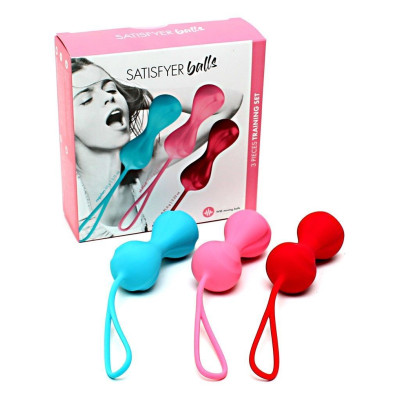 Вагінальні кульки Satisfyer Power Balls (3 пари) (пом'ята упаковка)