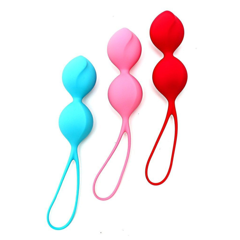 Вагінальні кульки Satisfyer V Balls (3 пари) (пом'ята і розкрита упаковка)