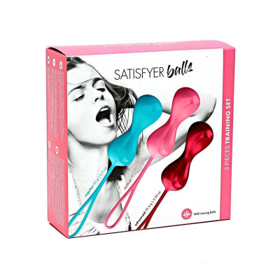 Вагінальні кульки Satisfyer Power Balls (3 пари) (пом'ята упаковка)