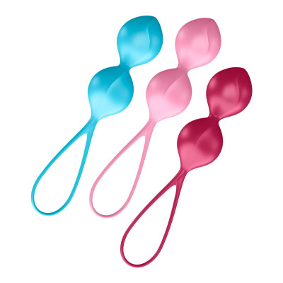 Вагінальні кульки Satisfyer V Balls (3 пари) (пом'ята і розкрита упаковка)