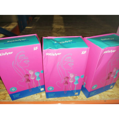 Вагінальні кульки Satisfyer Power Balls (3 пари) (пом'ята упаковка)