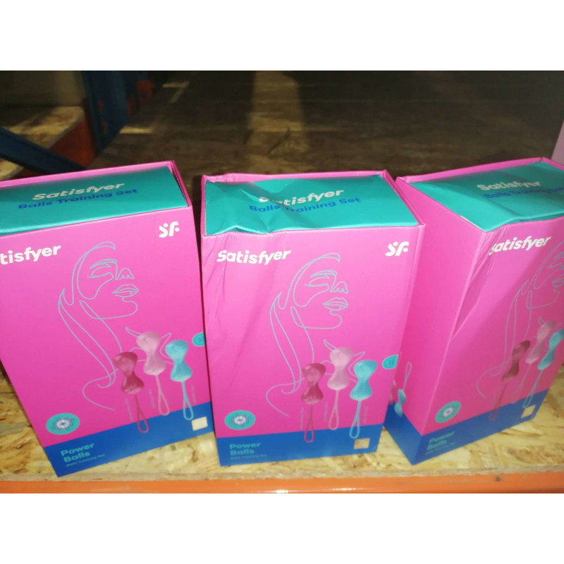 Вагінальні кульки Satisfyer Power Balls (3 пари) (пом'ята упаковка)