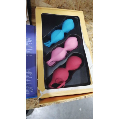 Вагінальні кульки Satisfyer V Balls (3 пари) (пом'ята і розкрита упаковка)