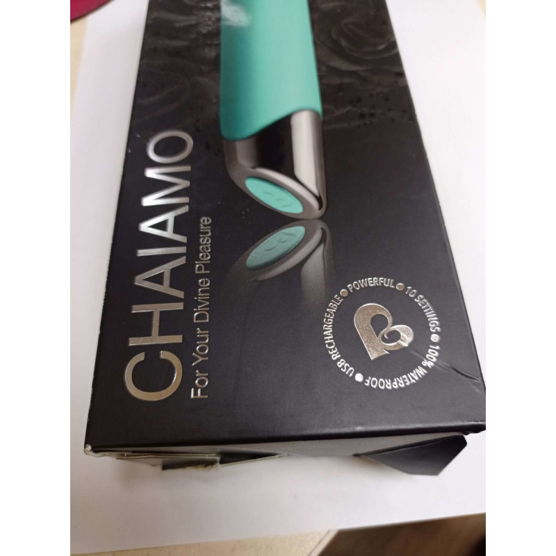 Потужний вібратор Rocks Off Chaiamo Teal (невеликі дефекти пакування)