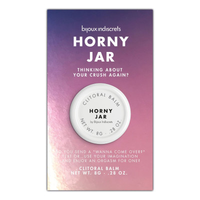 Бальзам для клітора Bijoux Indiscrets Horny Jar, розігріваючий, аромат сандалу