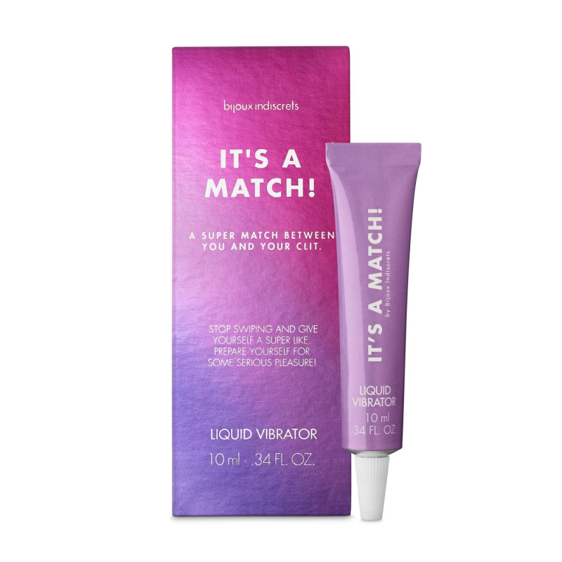 Рідкий вібратор Bijoux Indiscrets Clitherapy Liquid Vibrator - IT'S A MATCH! 10 мл
