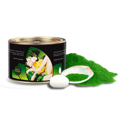 Сіль для ванни Shunga Oriental Crystals Bath Salts ORGANIC - Квітка Лотосу (600 г) сіль Мертвого моря