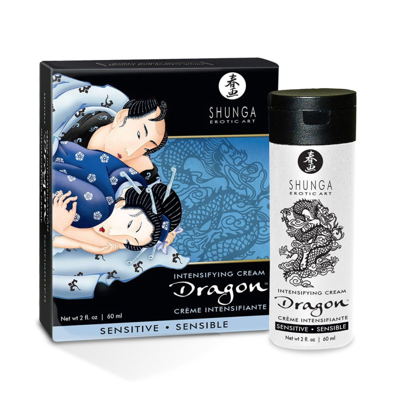 Стимулюючий крем для пар Shunga SHUNGA Dragon Cream SENSITIVE (60 мл) ніжний ефект