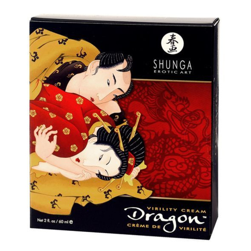 Стимулюючий крем для пар Shunga SHUNGA Dragon Cream (60 мл), ефект тепло-холод і поколювання