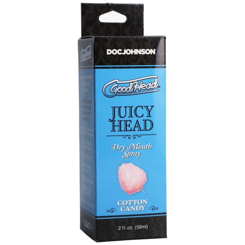 Зволожуючий оральний спрей Doc Johnson GoodHead – Juicy Head Dry Mouth Spray – Солодка Вата (59мл)
