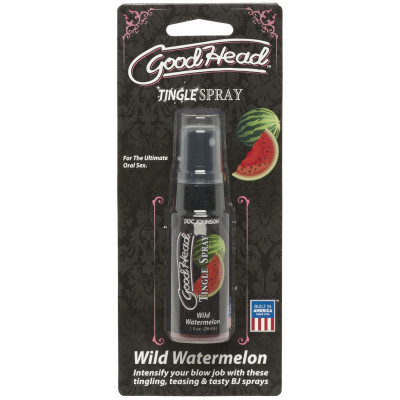 Смаковий спрей для оральних ласк Doc Johnson GoodHead Tingle Spray - Кавун 29 мл