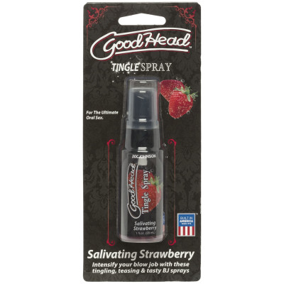 Спрей для оральних пестощів Doc Johnson GoodHead Tingle Spray - Полуниця 29 мл
