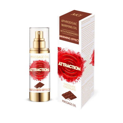 Розігріваюче масажне масло з феромонами MAI PHEROMON MASSAGE OIL - Шоколад (30 мл)