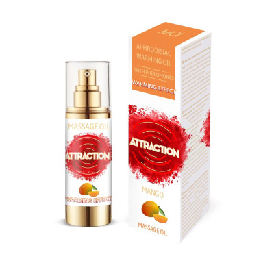 Розігріваюче масажне масло з феромонами MAI PHEROMON MASSAGE OIL - MANGO (30 мл)