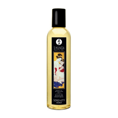 Масажне масло Shunga Serenity - Monoi (250 мл) натуральне зволоження