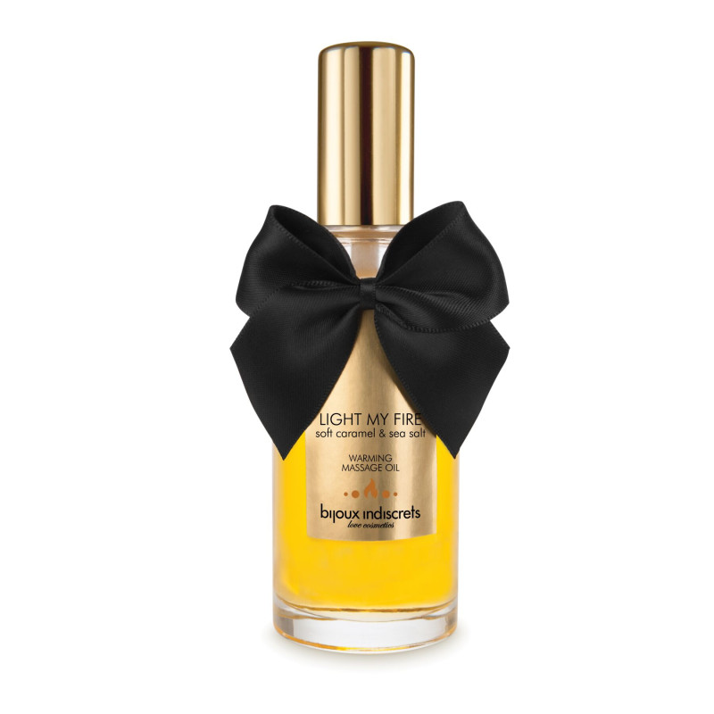 Розігріваюча олія Bijoux Indiscrets Light my Fire - Солона карамель 100 мл