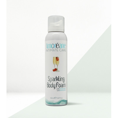 Масажна піна Amoreane Sparkling Body Foam Strawberry 150 мл