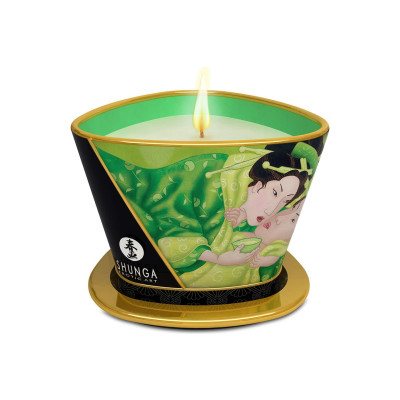 Масажна свічка Shunga Massage Candle - Зелений Чай 170 мл Масажна свічка Shunga Massage Candle - Зелений Чай 170 мл