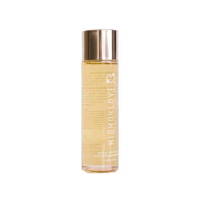 Масажне масло HighOnLove Massage Oil - Полуниця & Champagne (120 мл) (термін 11.2021)