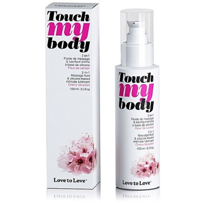 Масажний гель та лубрикант Love To Love TOUCH MY BODY Cherry Blossom (100 мл) термін 02.2023