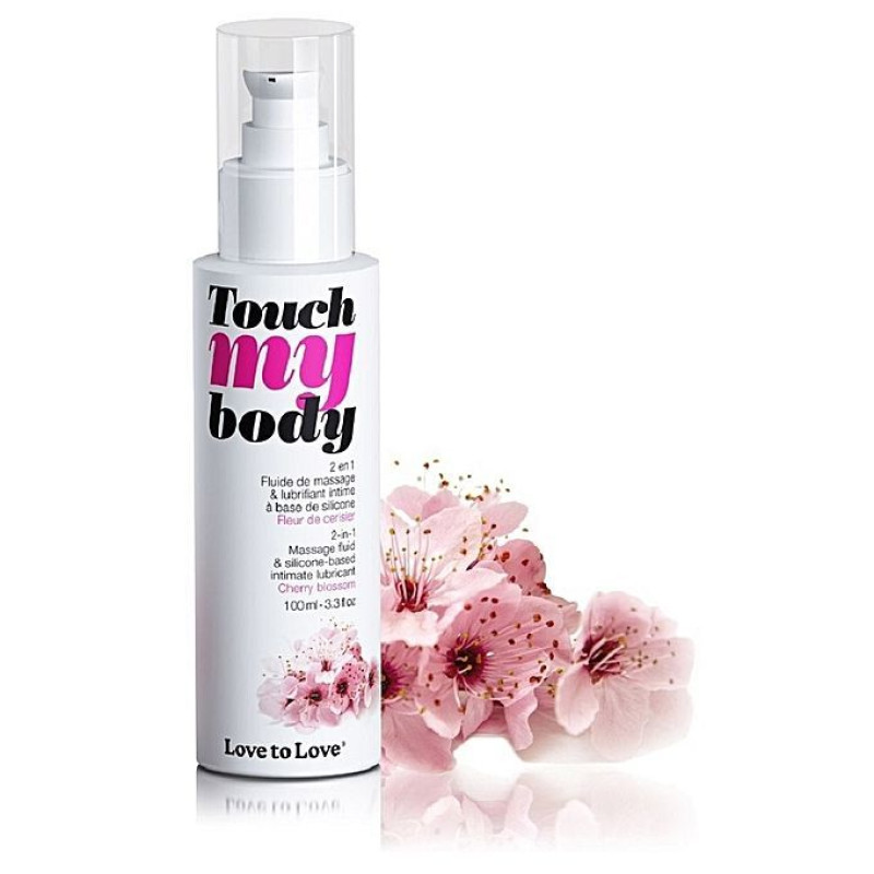 Масажний гель та лубрикант Love To Love TOUCH MY BODY Cherry Blossom (100 мл) термін 02.2023