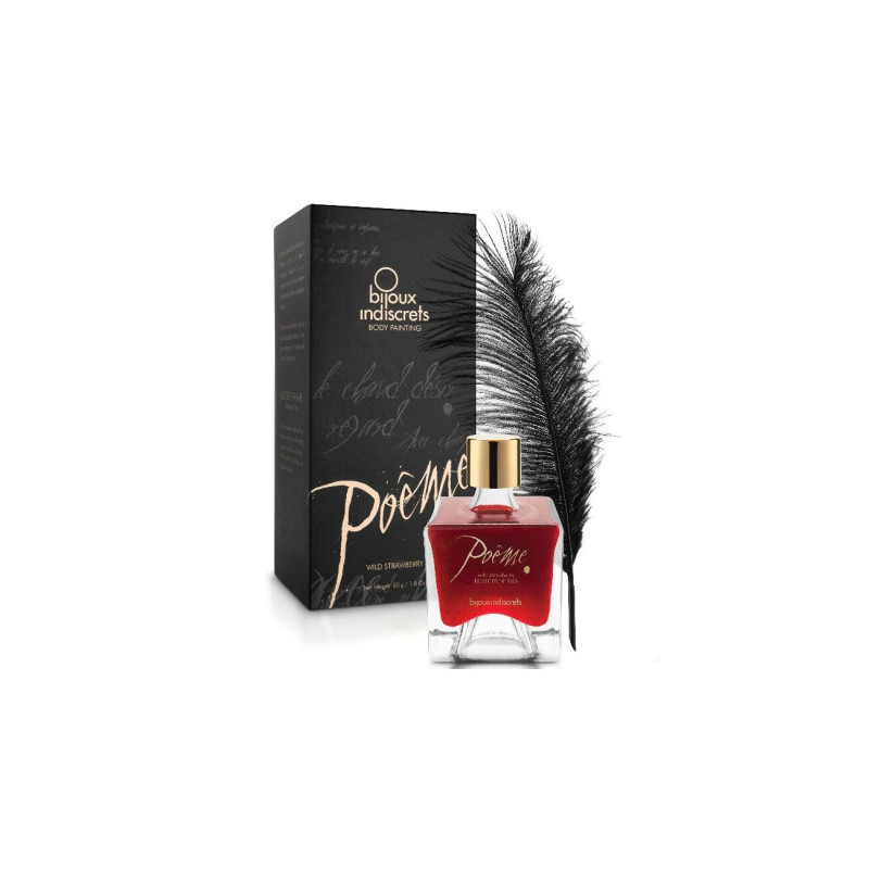Фарба для тіла Bijoux Indiscrets Poême - Wild Strawberry (термін 05.2022)