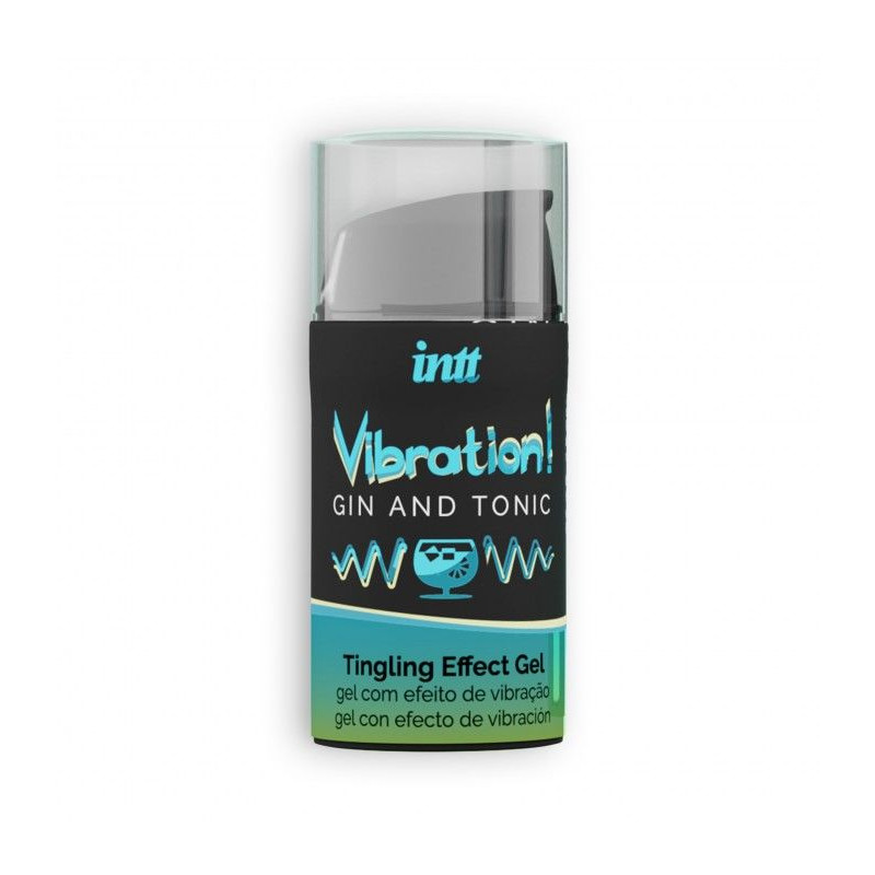 Рідкий вібратор Intt Vibration – Джин Тонік, 15 мл (без пакування)