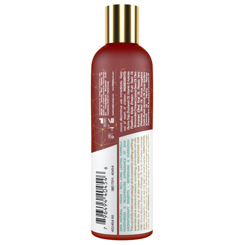 Натуральне масажне масло DONA Restore - Peppermint & Eucalyptus 120мл (термін придатності до 11.21)