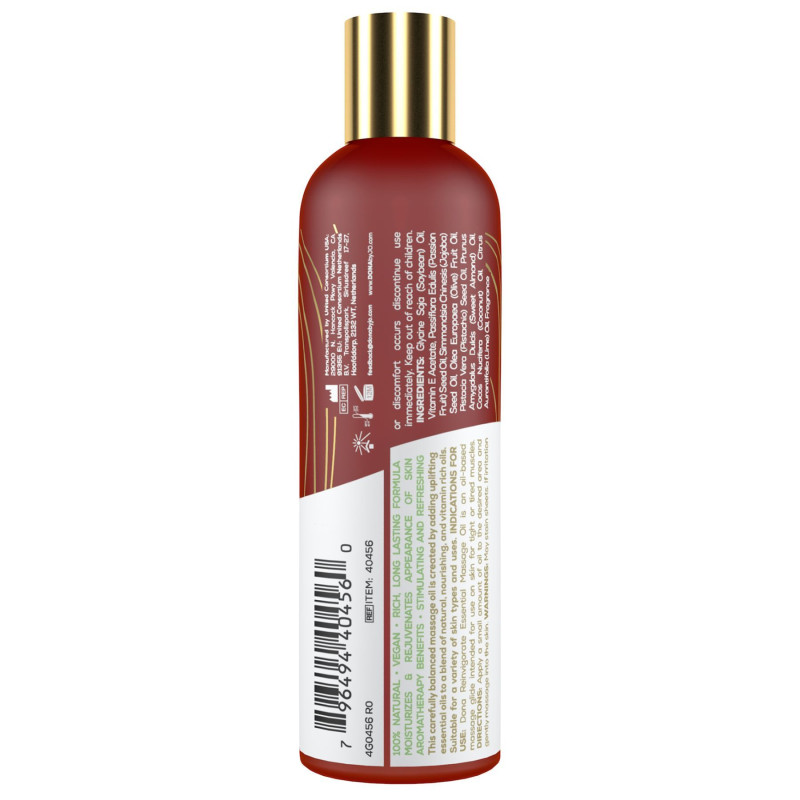 Натуральне масажне масло DONA Reinvigorate - Кокос & Lime (120 мл) (термін придатності до 11.21)