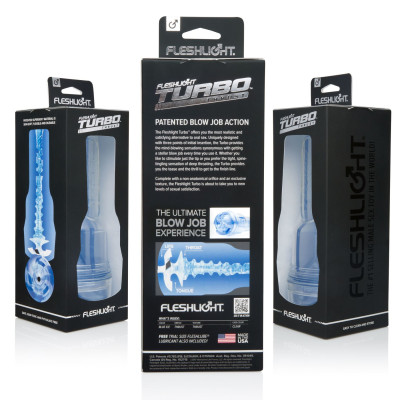 Мастурбатор Fleshlight Turbo Thrust Blue Ice (пом'ята упаковка)