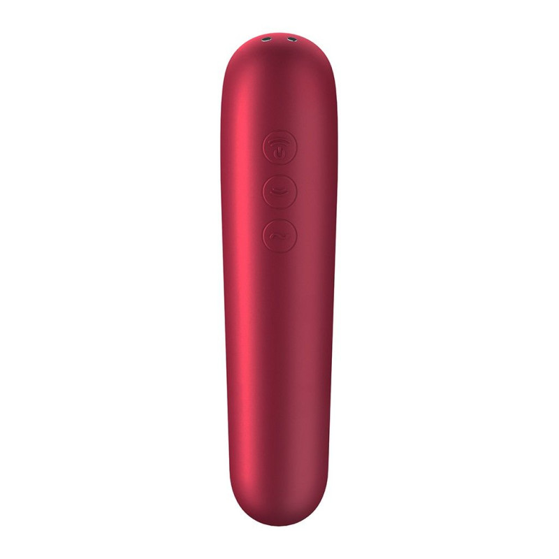 Смарт вібратор та вакуумний стимулятор 2 в 1 Satisfyer Dual Love Pink (м'ята упаковка)