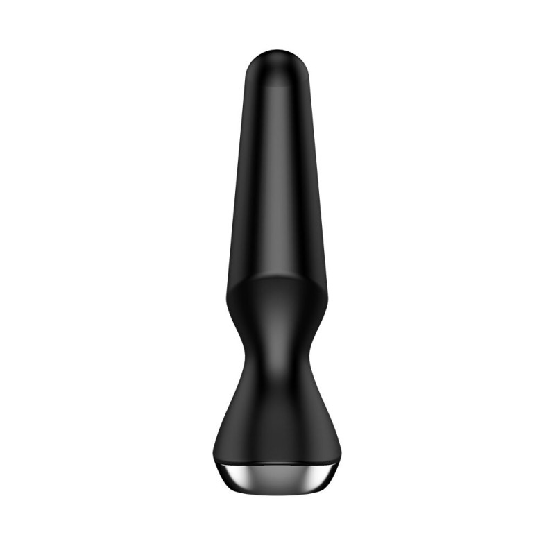 Анальна смарт-вібропробка Satisfyer Plug-ilicious 2 Black (м'ята упаковка)