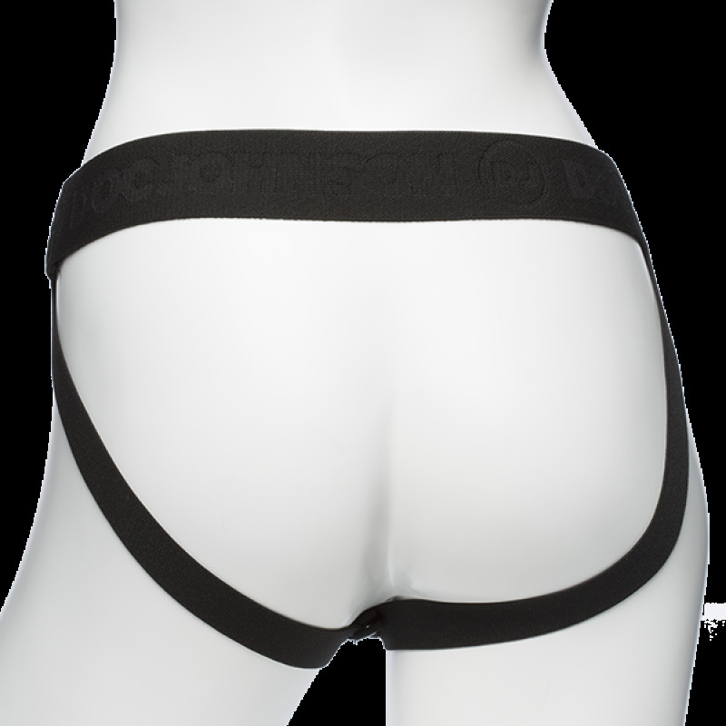 Набір для страпона з вібрацією Doc Johnson Body Extensions - BE Naughty - Black (пом'ята упаковка)