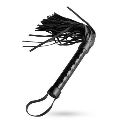 Батіг-флогер Whipped - Beat It Flogger - Black, екошкіра (пом'ята упаковка)