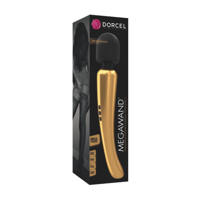 Потужний вібромасажер Dorcel MEGAWAND Gold (м'ята упаковка)
