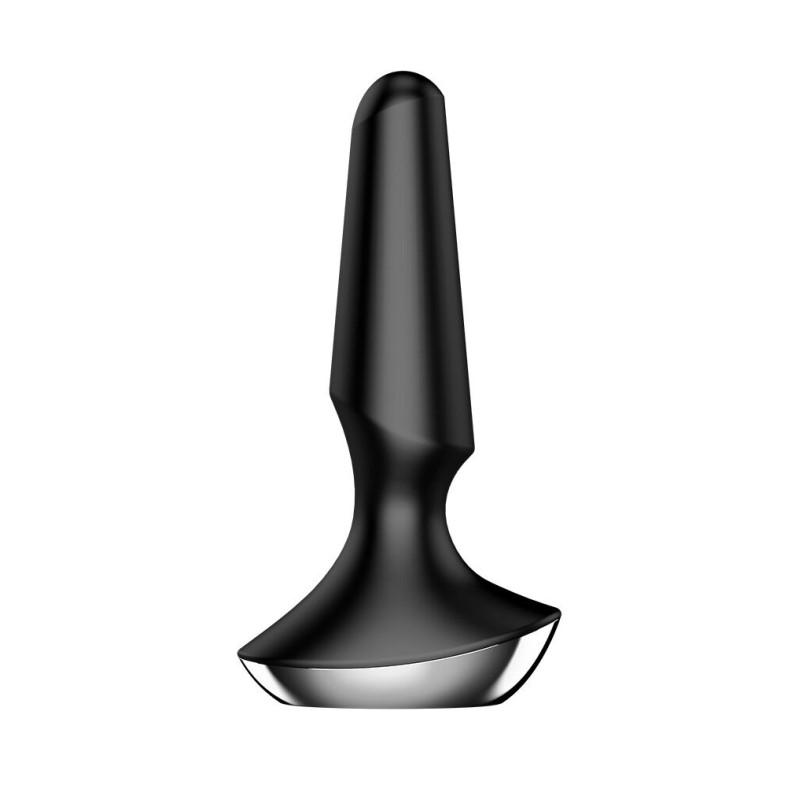 Анальна смарт-вібропробка Satisfyer Plug-ilicious 2 Black (м'ята упаковка)